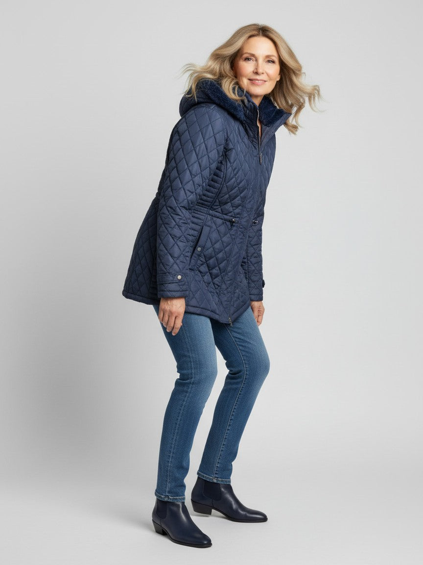 Winter Walks Quilted Hooded Coat