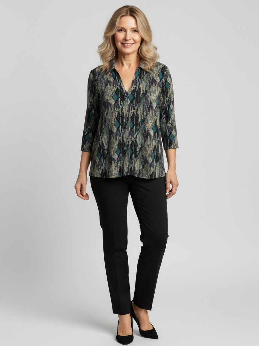 Soft Office Johnny 3/4 Sleeve Top