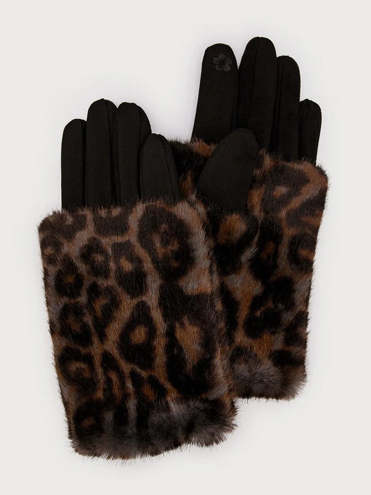 Faux Fur Wrist Wamer Gloves