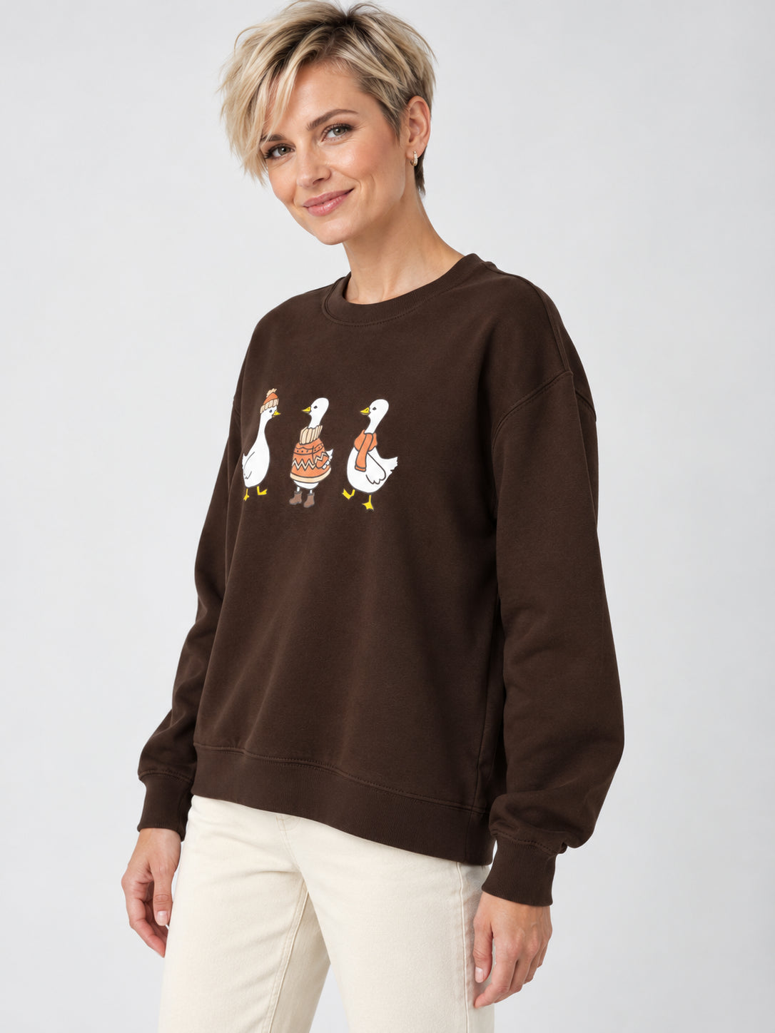 Fall Goose Trio Sweatshirt