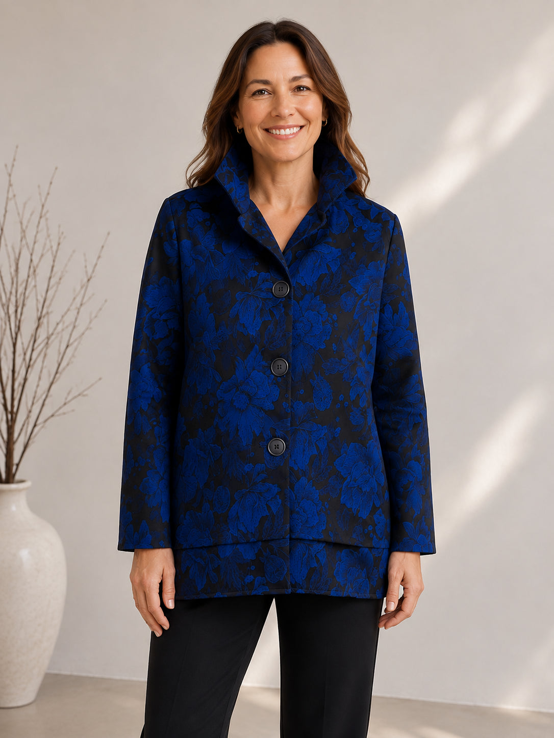 Rose Wire Button Jacket