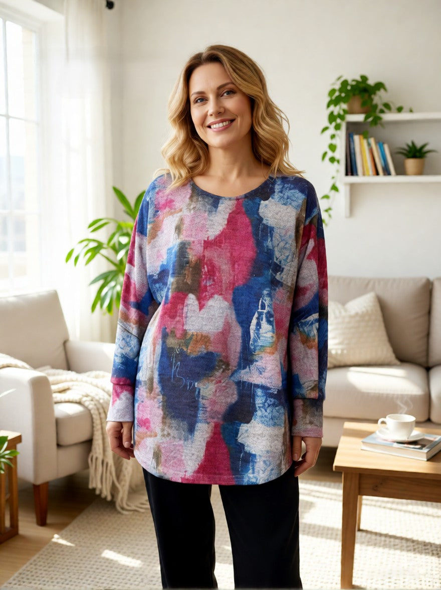 Isn't She Lovely Cuff Crew Neck Sweater