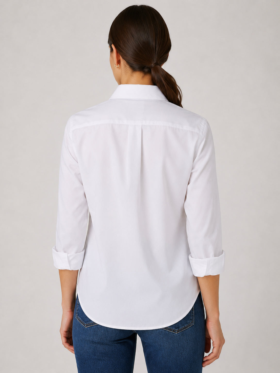Non-Iron Long Sleeve Pinpoint Oxford Shirt