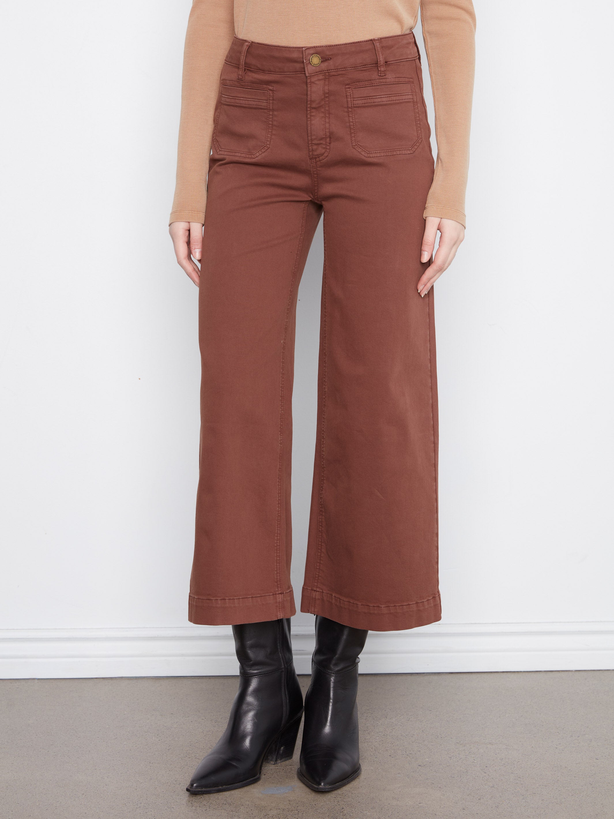 Charlie B Double Trouble 27" Color Twill Pants