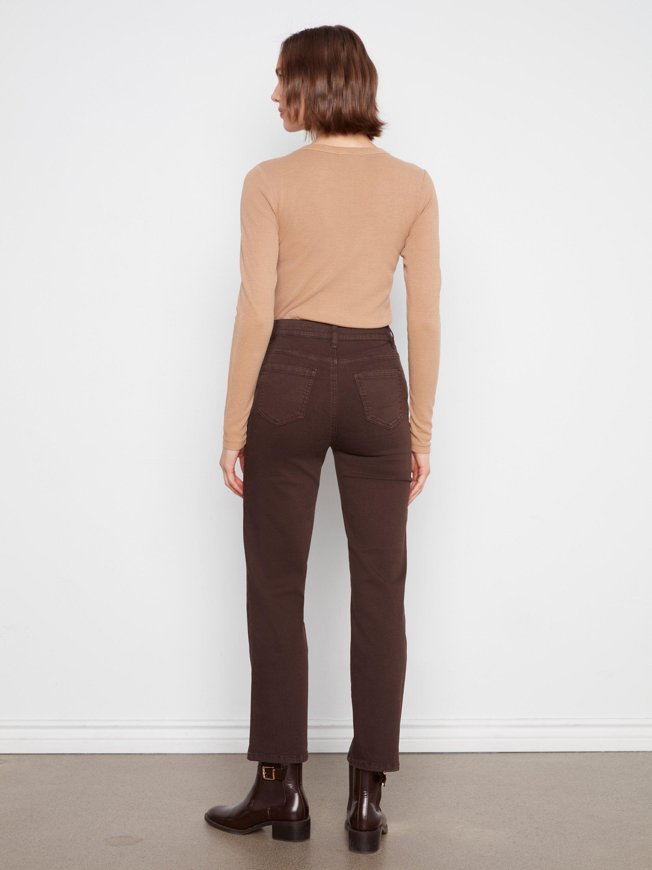 Charlie B Charlotte 5-Pocket 30" Straight Leg Pants