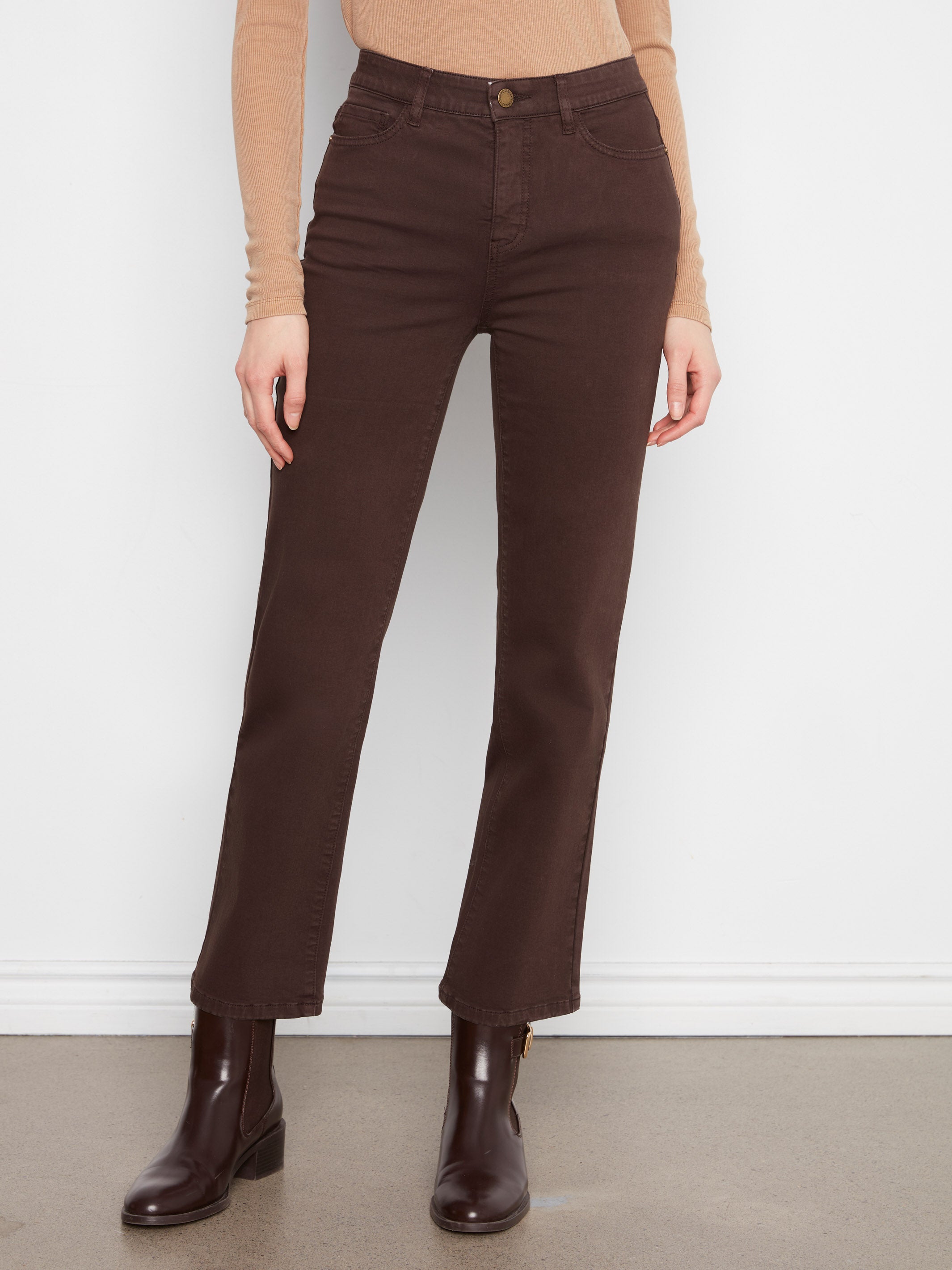 Charlie B Charlotte 5-Pocket 30" Straight Leg Pants