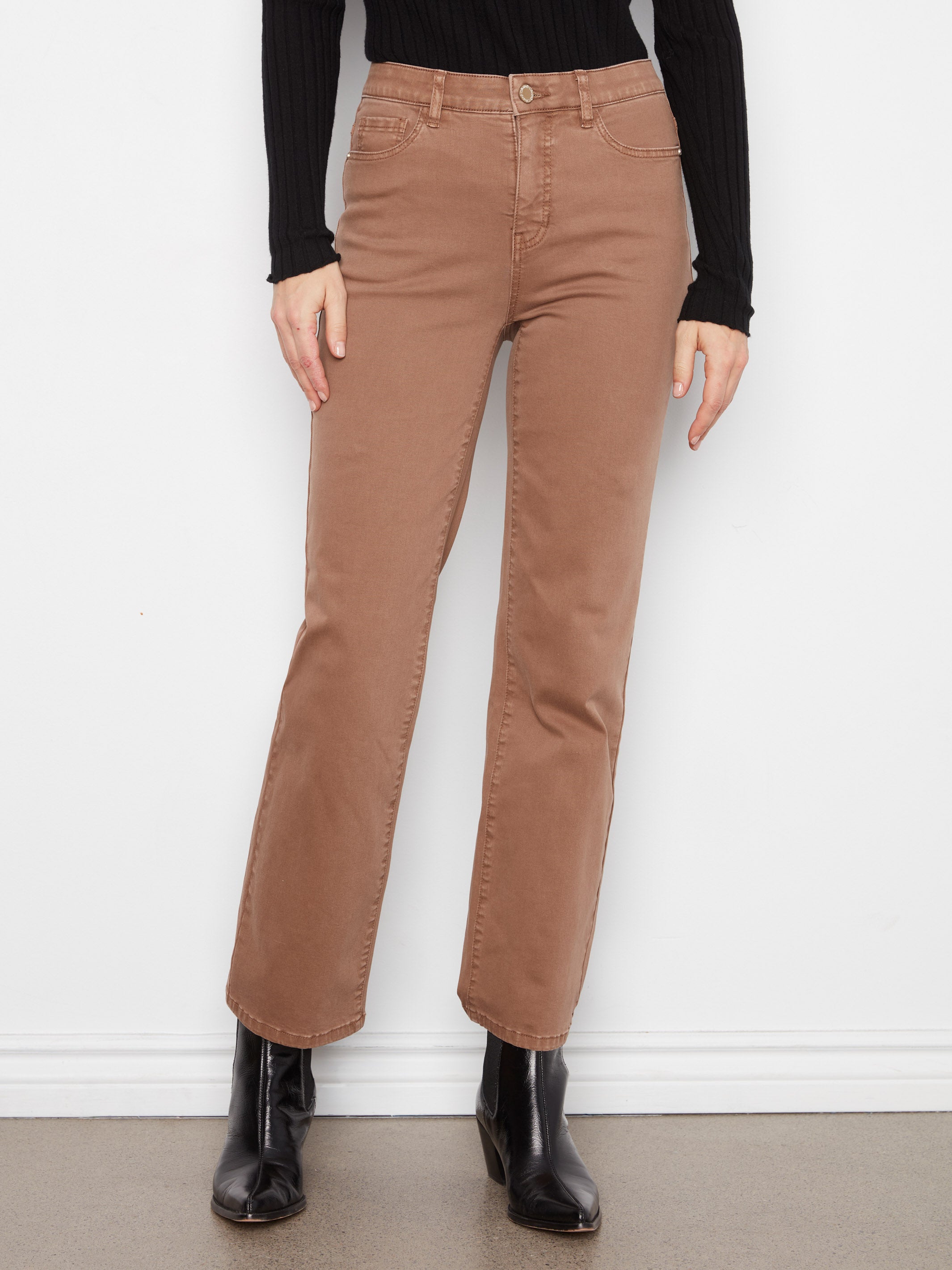 Charlie B Charlotte 5-Pocket 30" Straight Leg Pants
