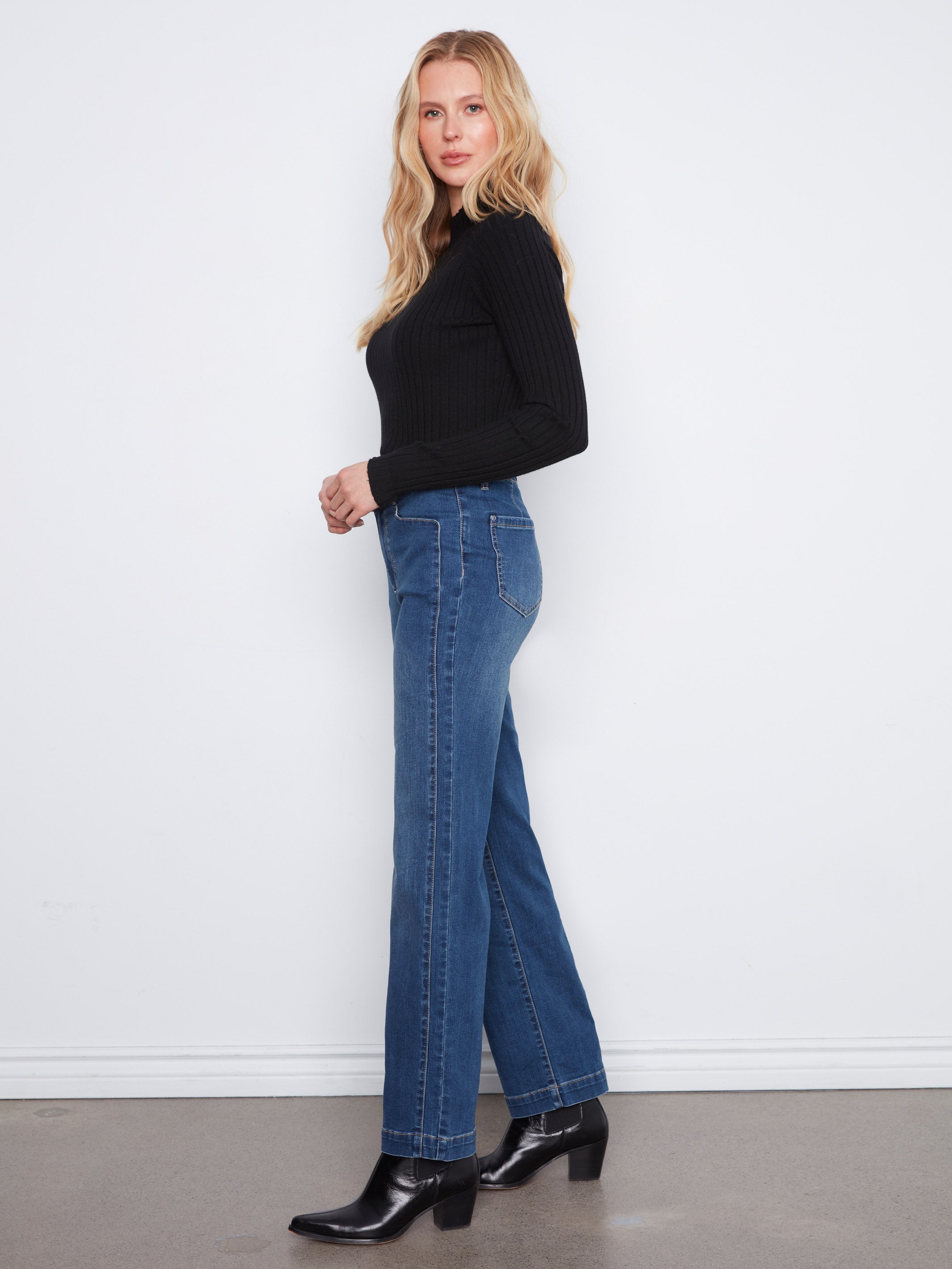 Charlie B Long N Lean 30" Straight Leg Jeans
