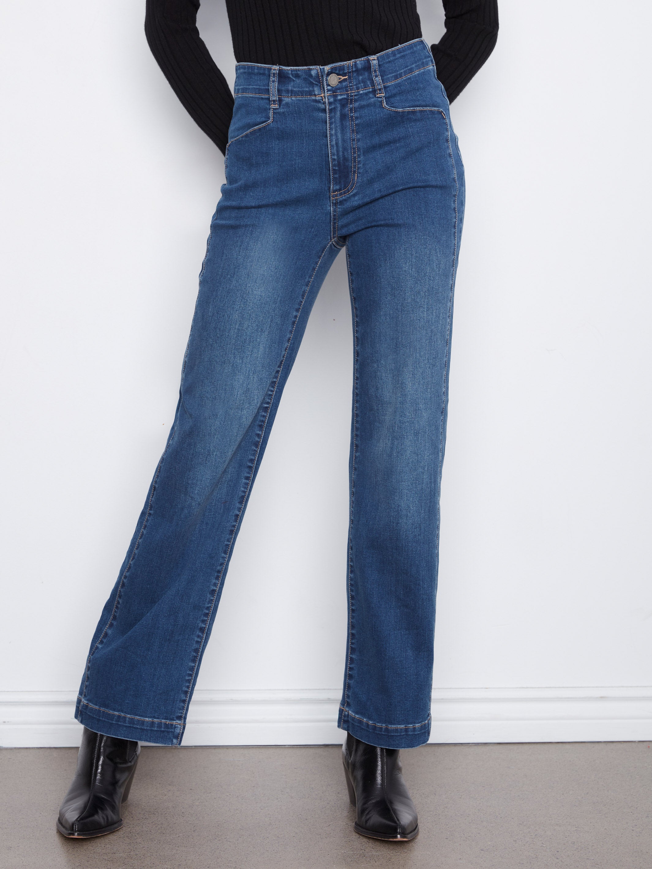 Charlie B Long N Lean 30" Straight Leg Jeans