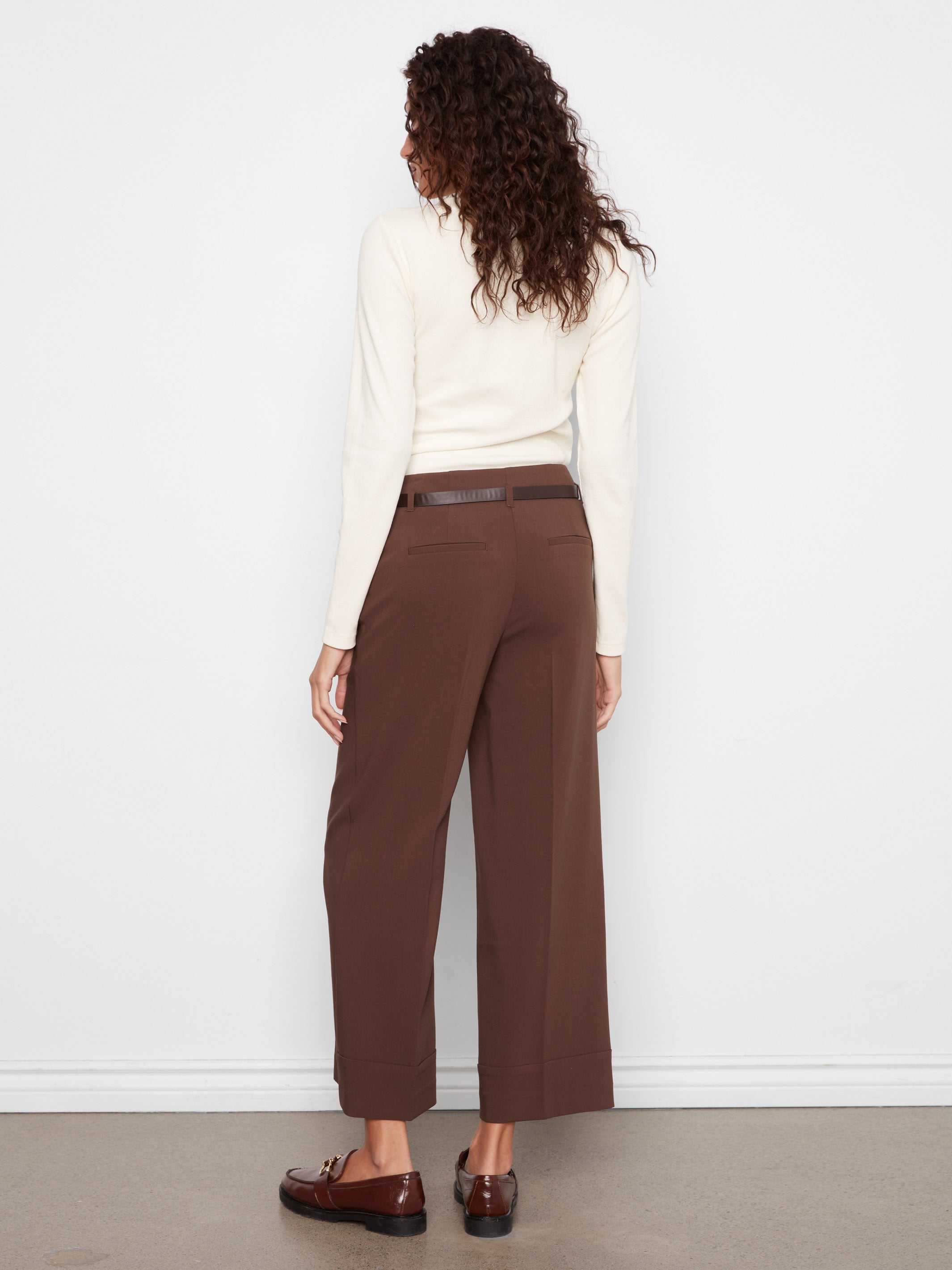 Charlie B Dressy or Casual Cuff Belt 27" Pants