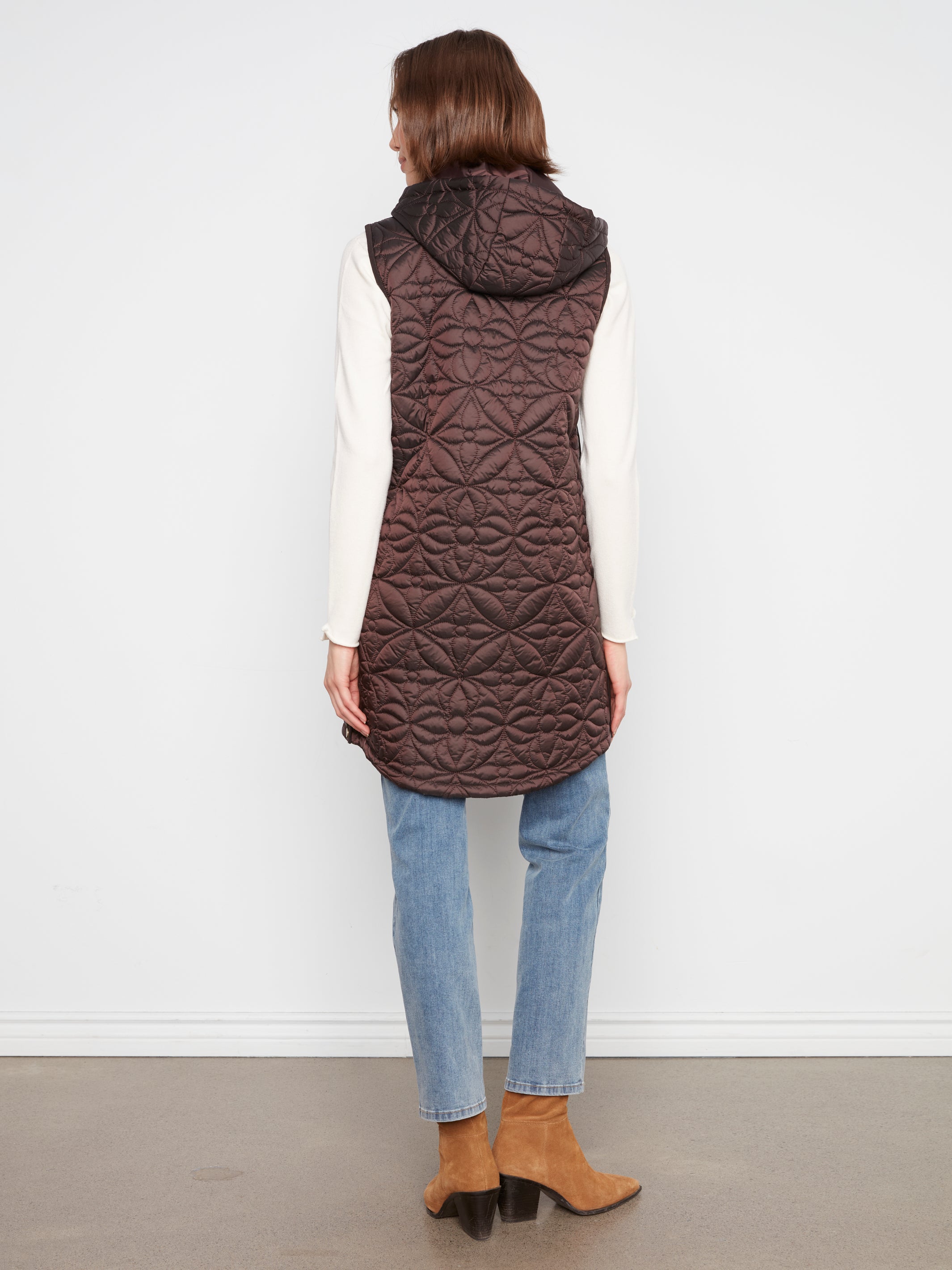 Charlie B Whisper Romance Pearl Hooded Vest