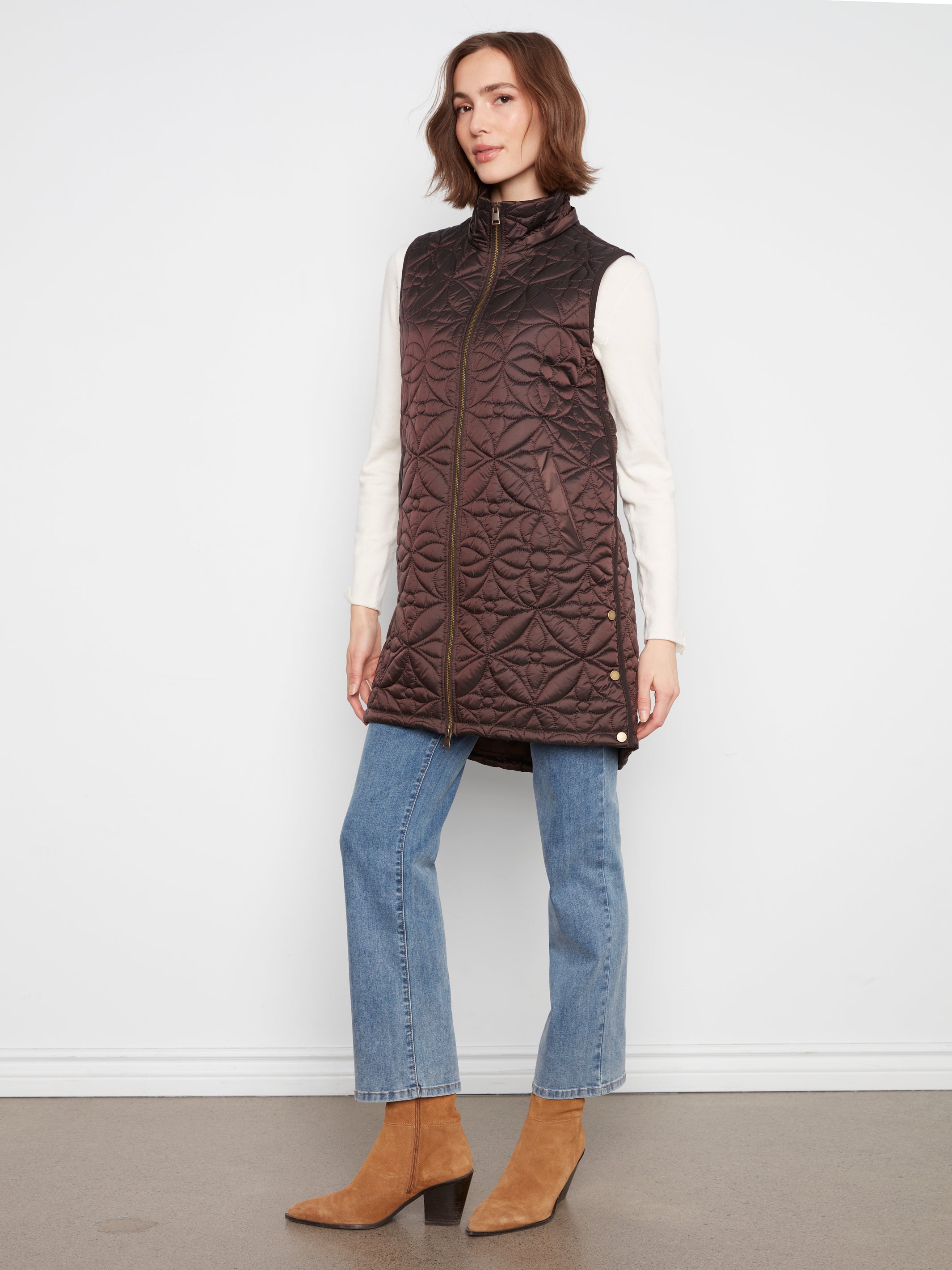 Charlie B Whisper Romance Pearl Hooded Vest