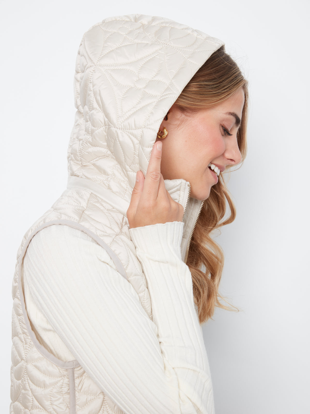 Charlie B Whisper Romance Pearl Hooded Vest