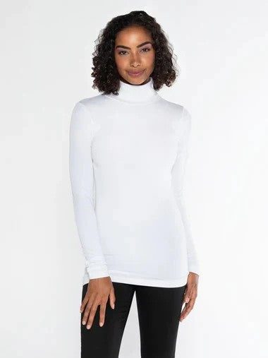 Bamboo Long Sleeve Turtleneck Top
