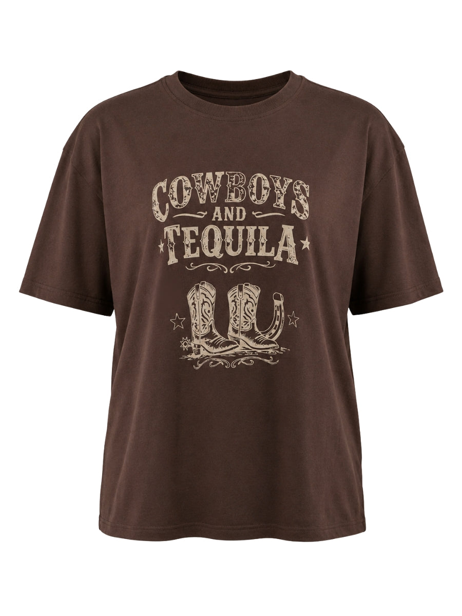 Cowboys & Tequila Graphic Tee