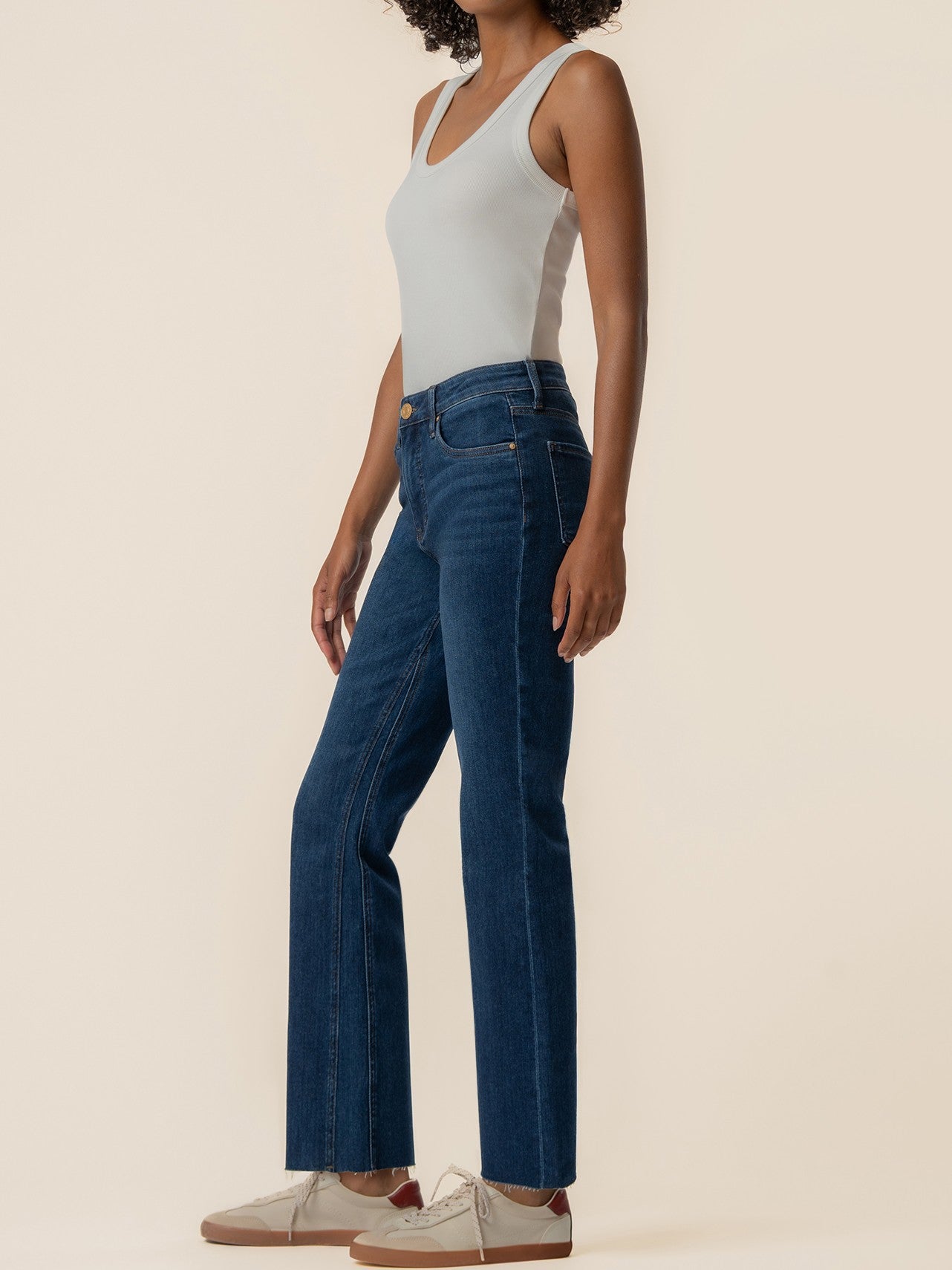 Kut From The Kloth Kelsey Raw Wide Leg Jeans
