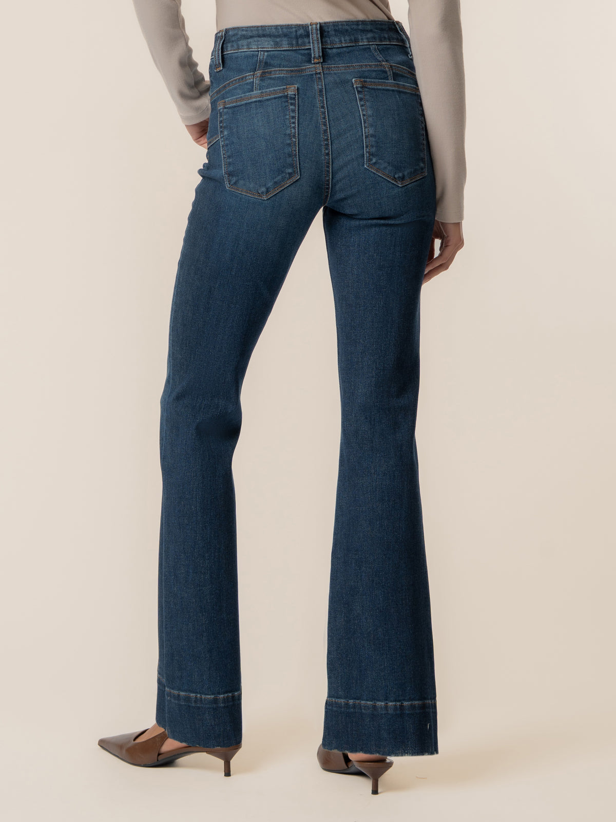 Kut from the Kloth Stella High Rise 31" Flare Trousers