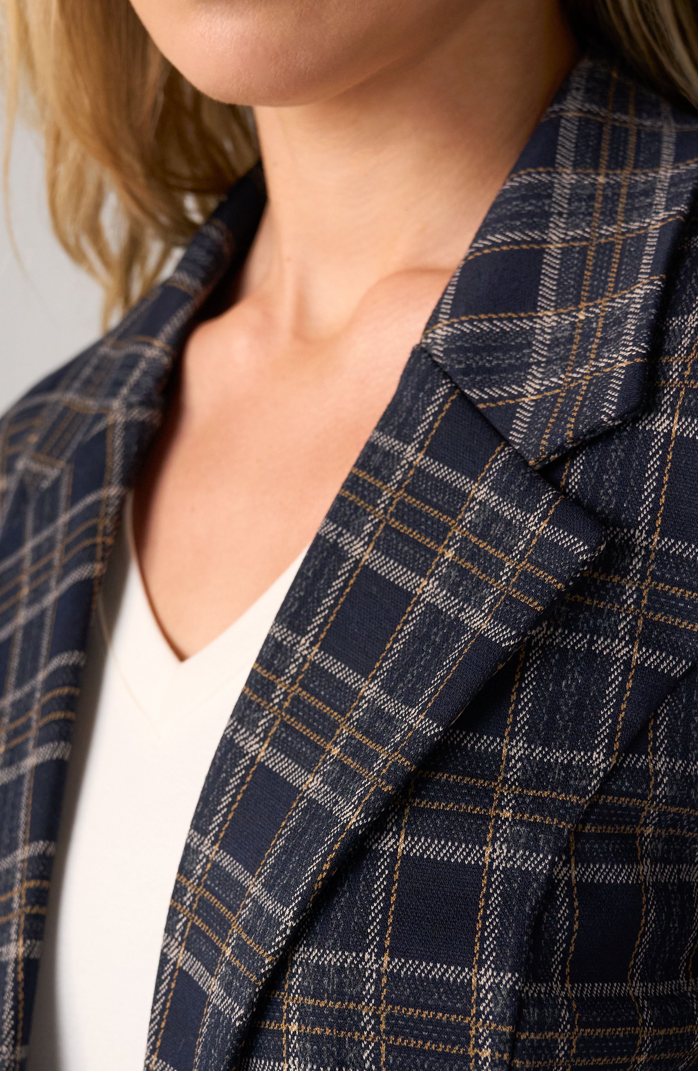Liverpool Boyfriend Plaid Blazer