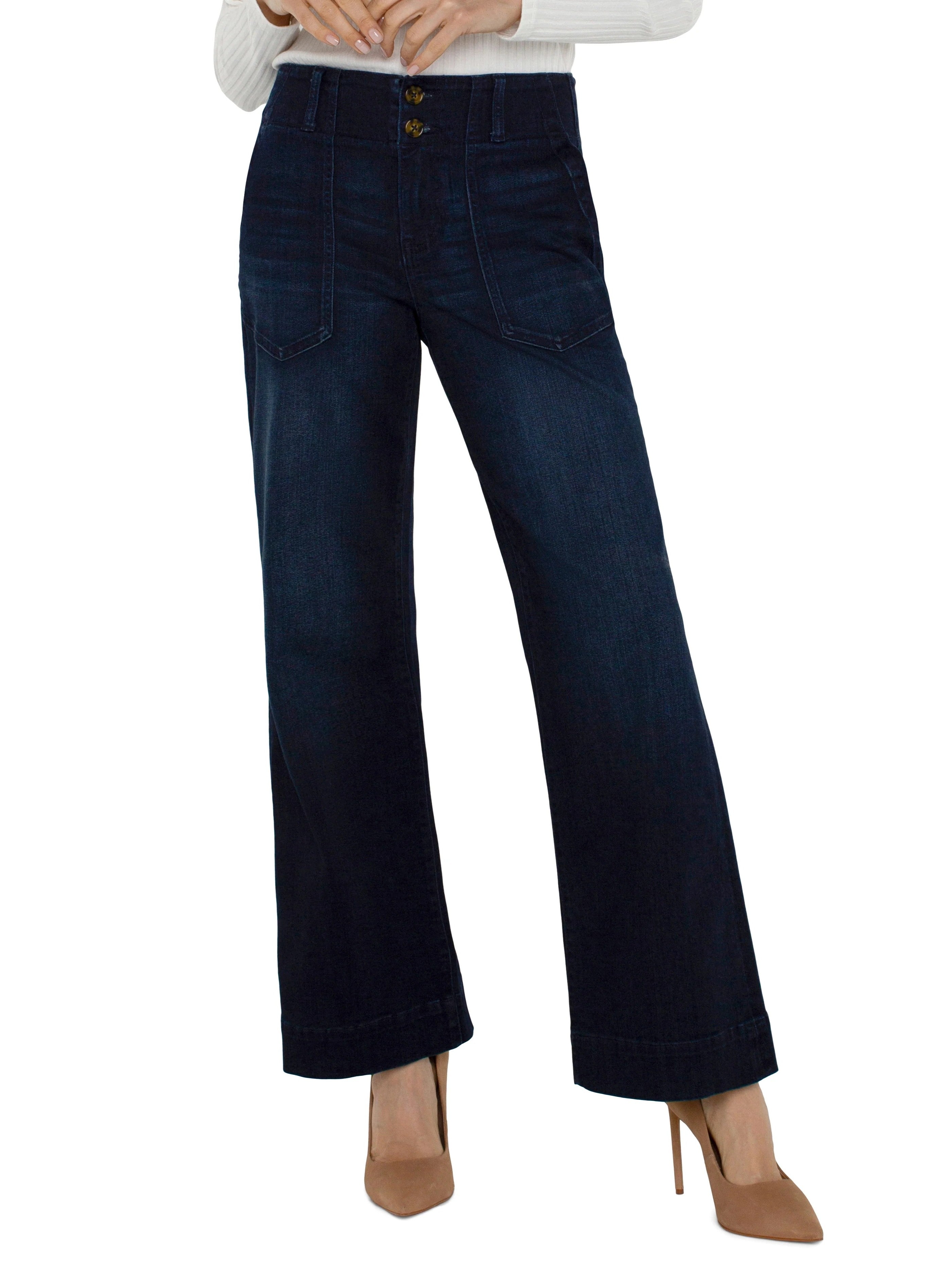 Liverpool Petite Patch Pocket 29" Trouser Denim Jeans