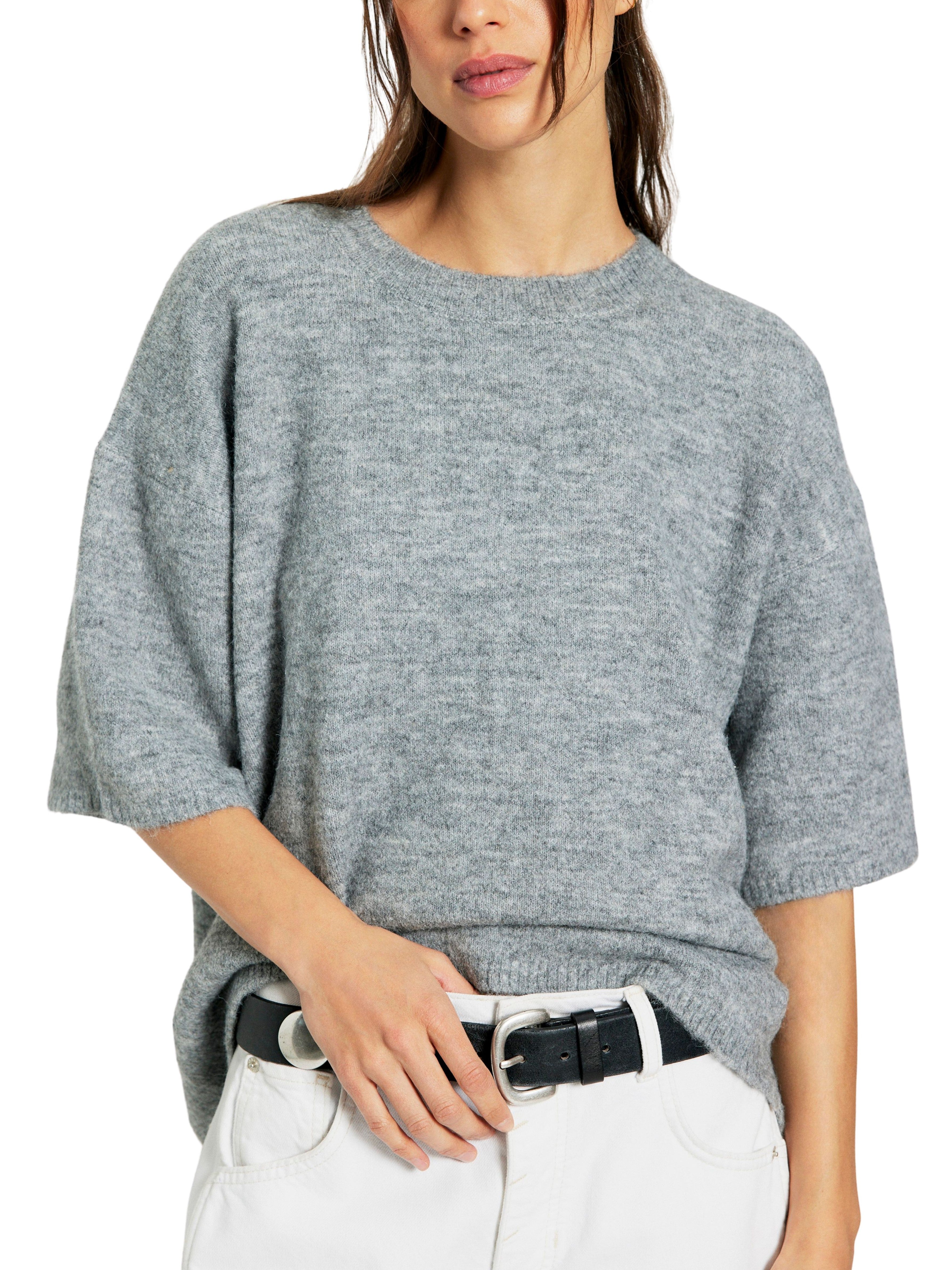 Free People Margot Short Sleeve Crew Sweater