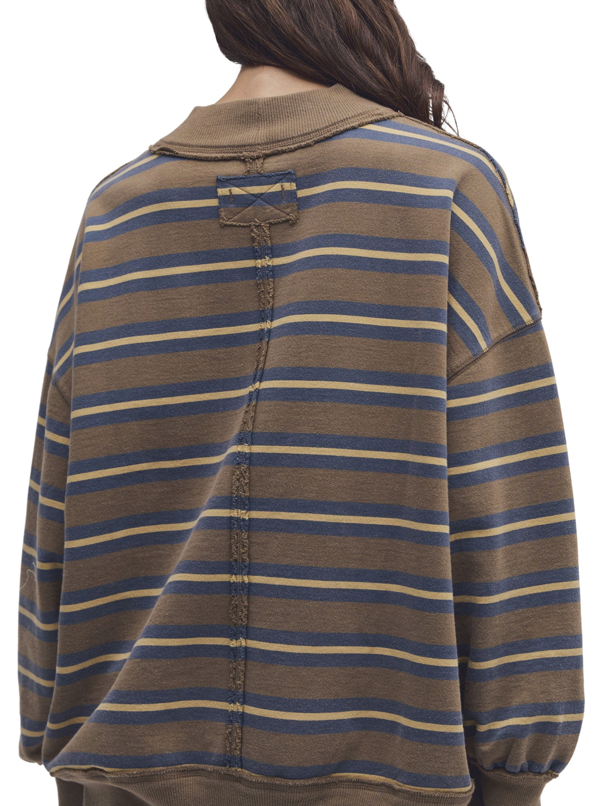 Free People Palm Springs Striped Pullover