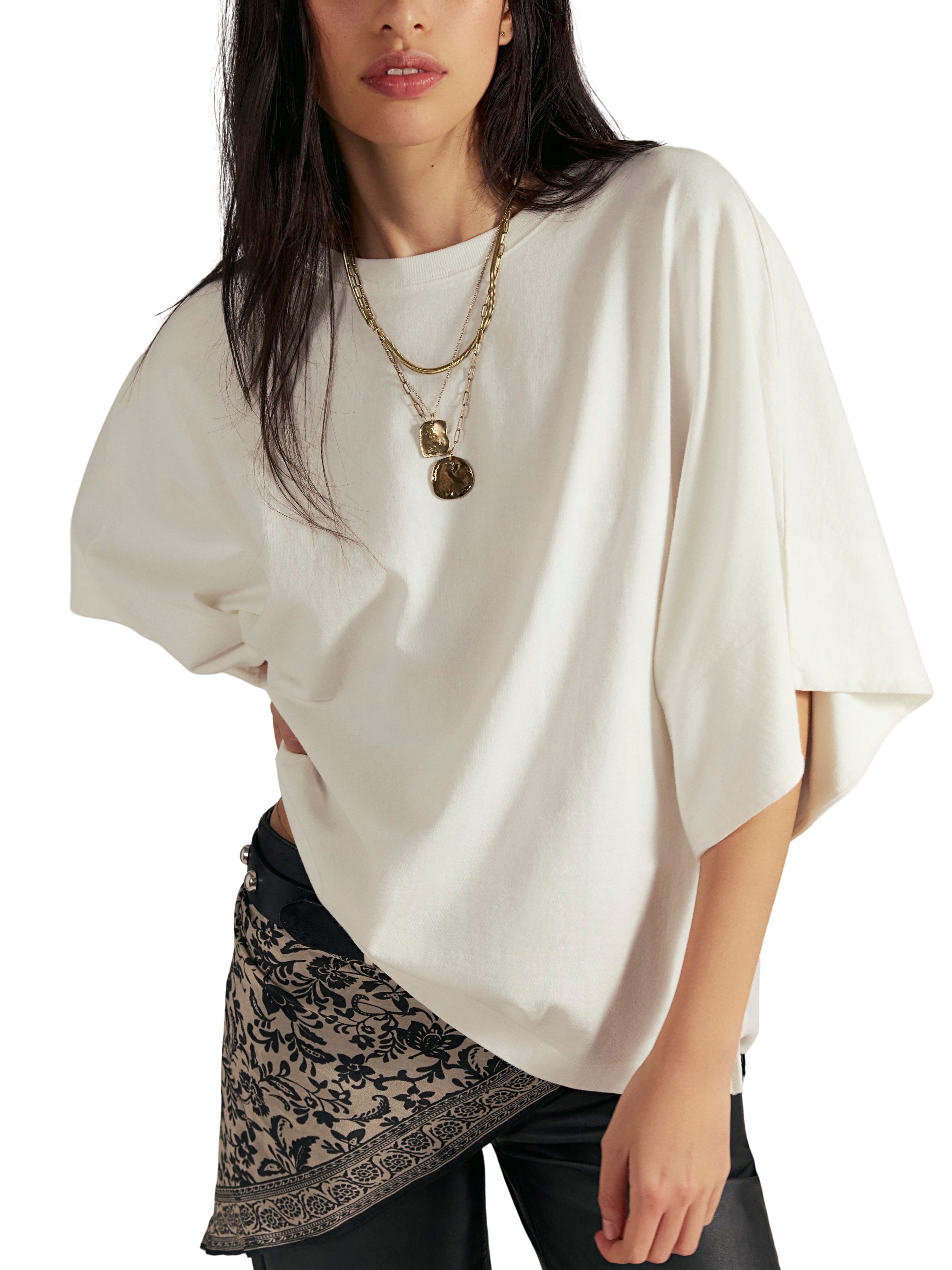 Free People Atlas Dolman Crew Top