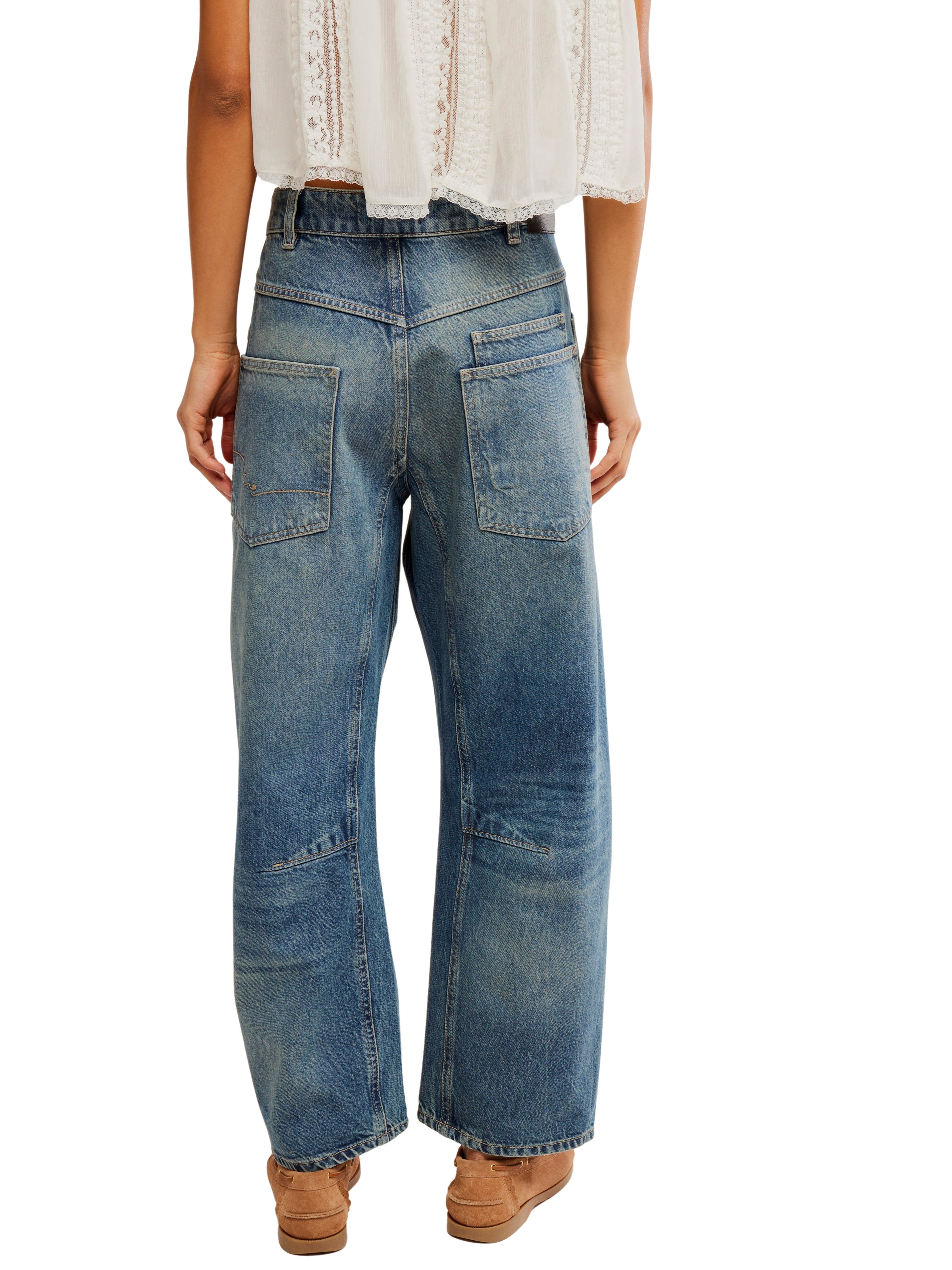 Free People Moxie Minimalist 26" Boyfriend Denim