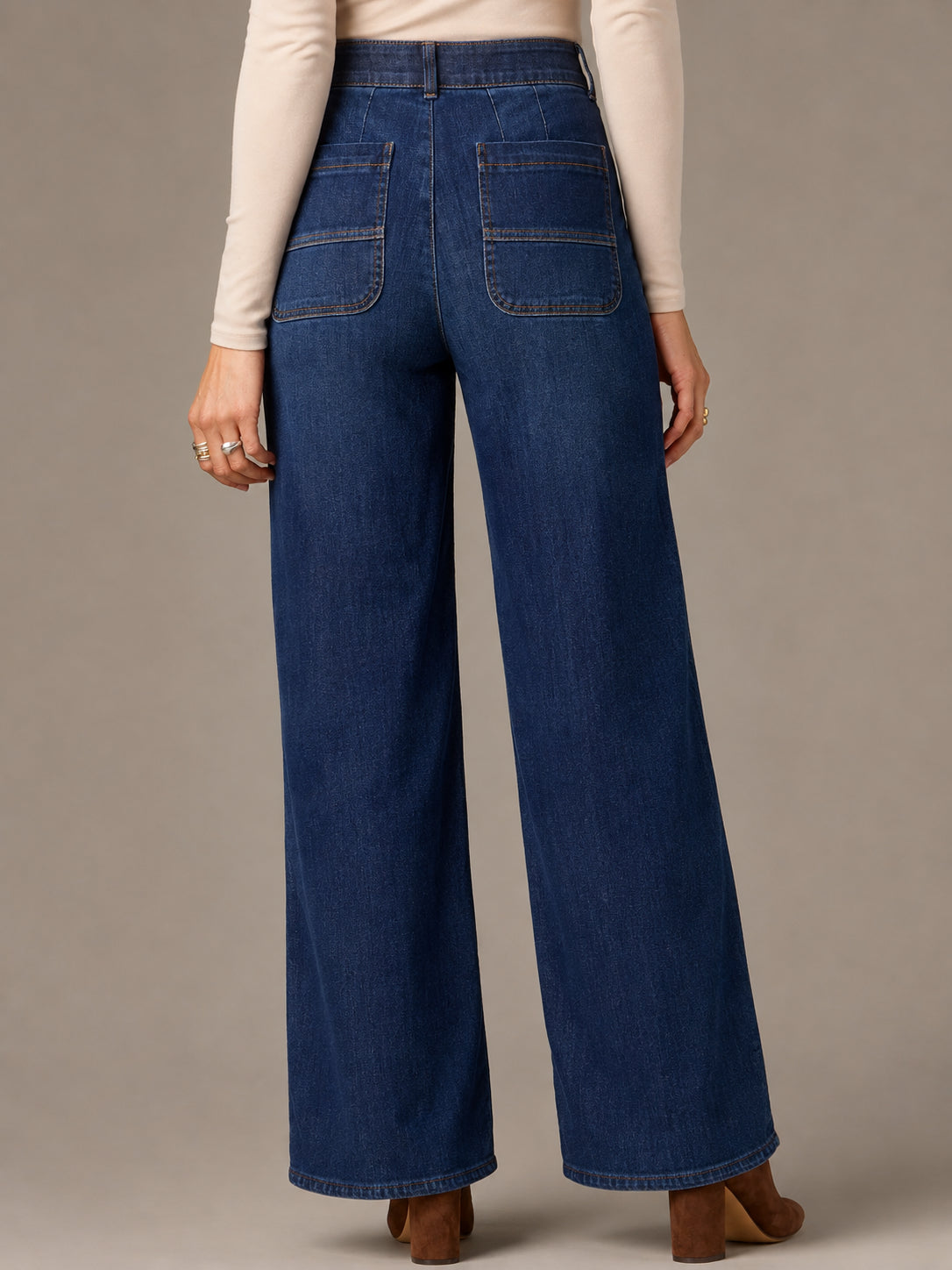Wit & Wisdom Whitney High Rise 11" Tulip 31" Wide Leg Jeans