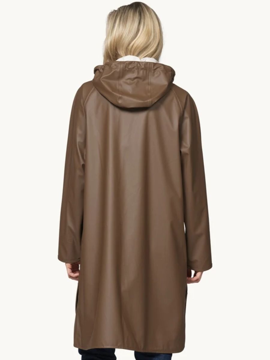 Ilse Jacobsen Waterproof Snap Hood Rain Jacket