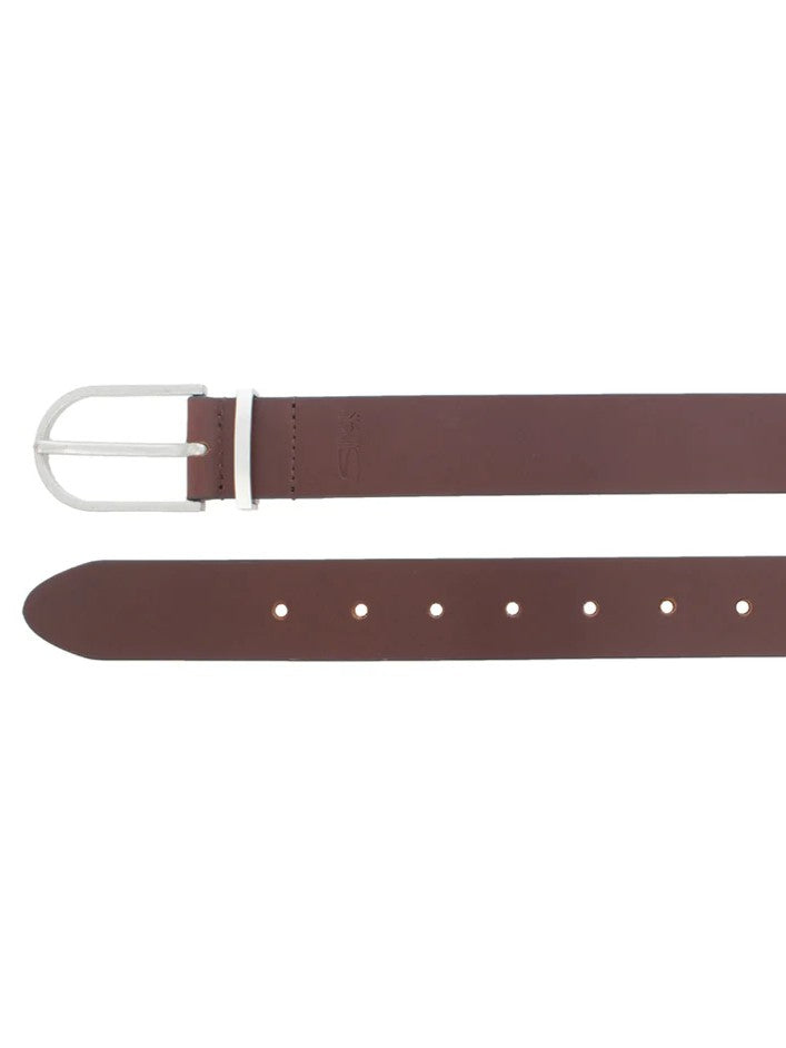 Elongated Harness Leather Belt