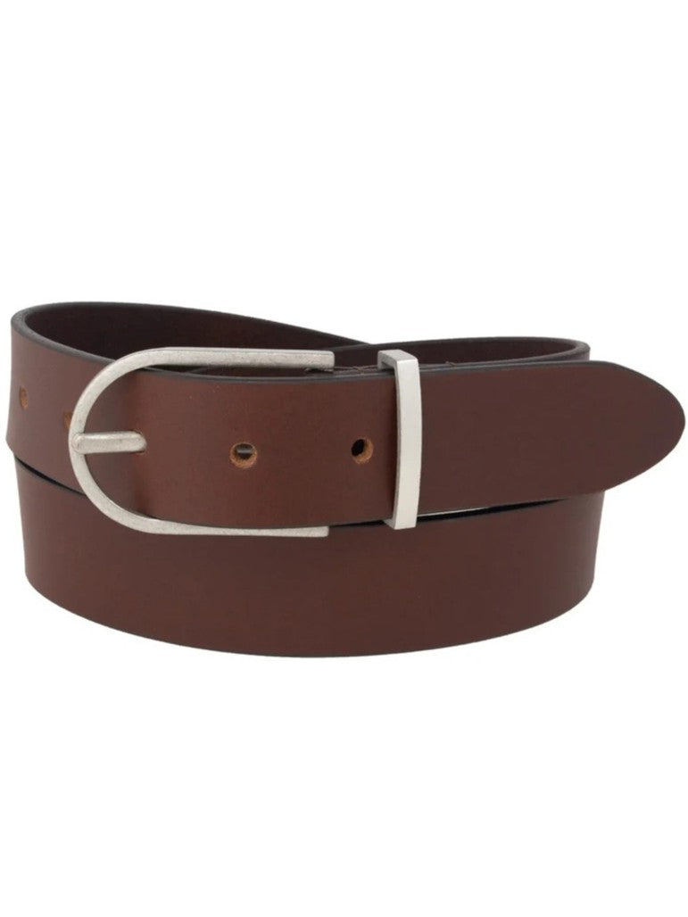 Elongated Harness Leather Belt