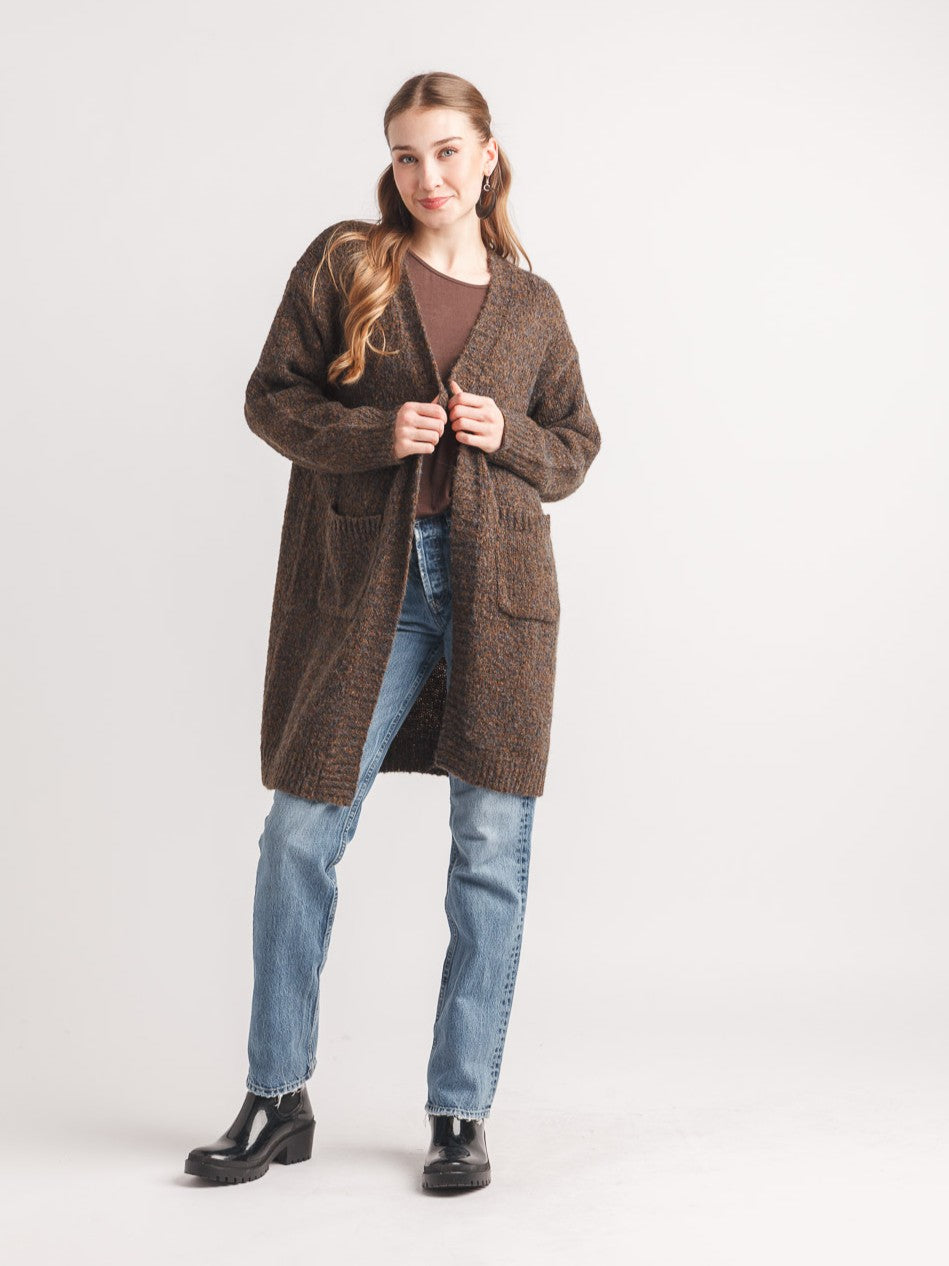 Papillon Pepper Open Front Cardigan