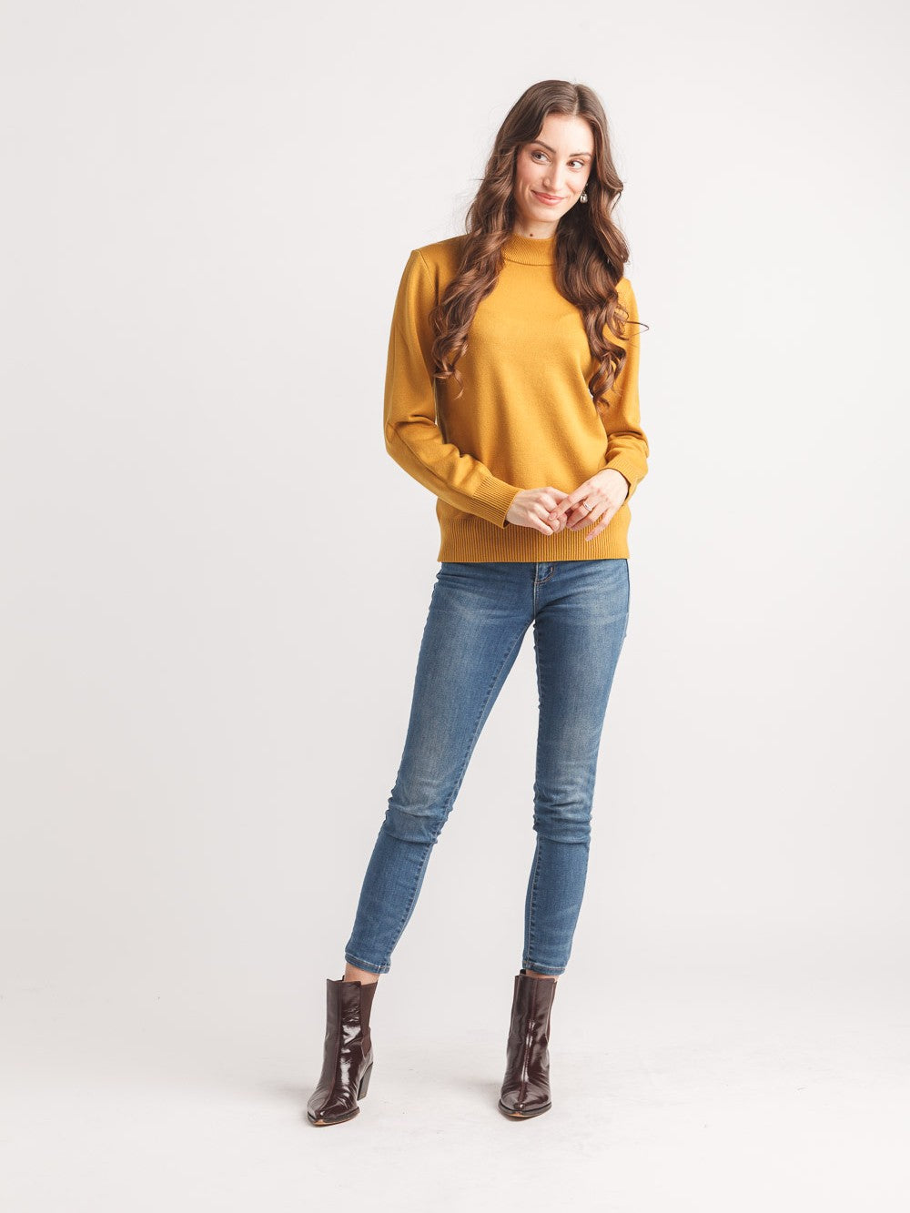 Papillon Classic Mock Neck Sweater