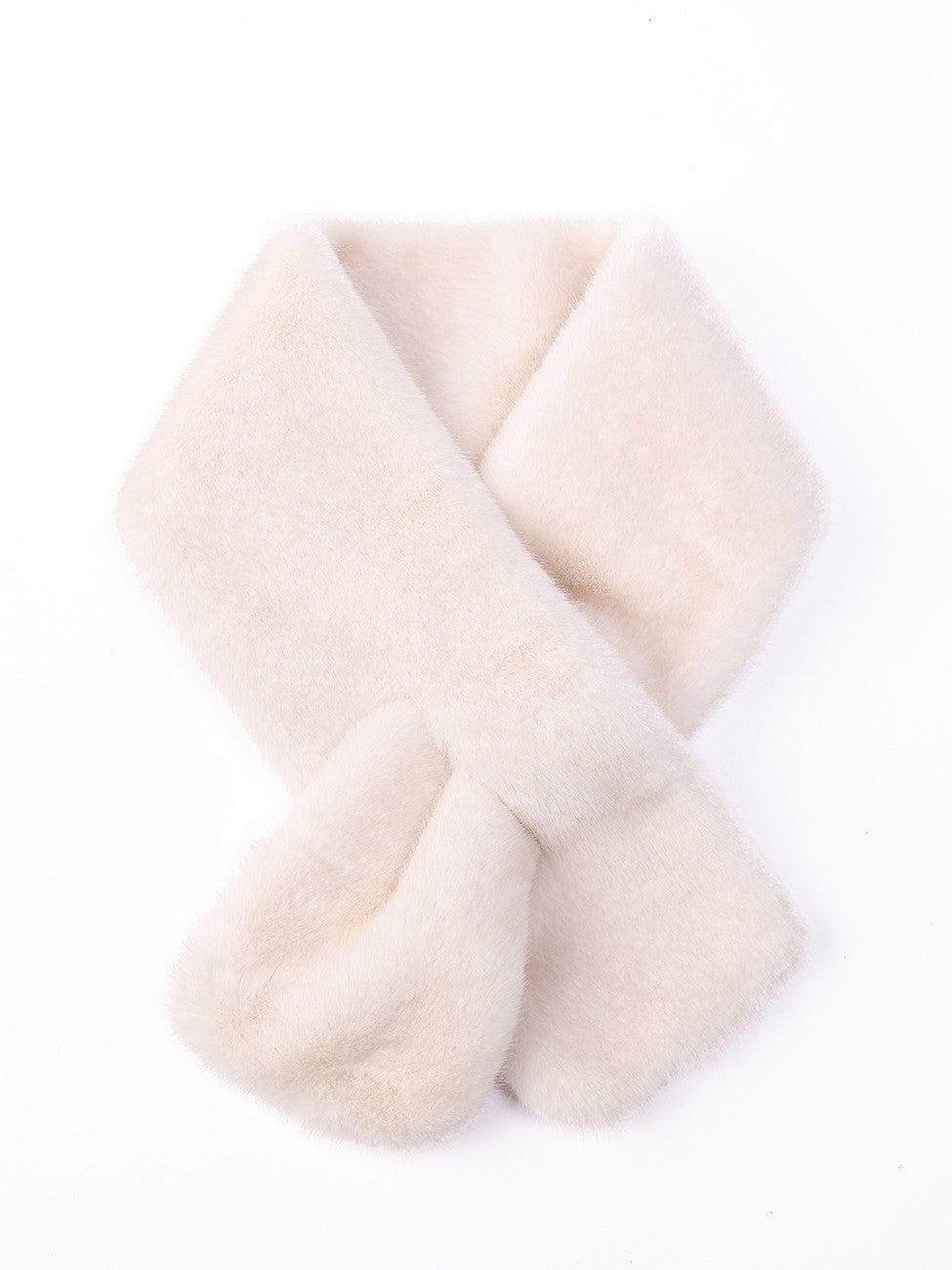 Pull Through Faux Fur Scarf