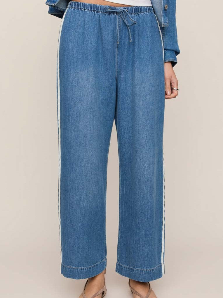 Z Supply Sidelines Dreamstate Denim Pull-On Pant