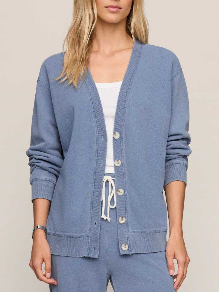 Z Supply Dazed Weekend French Terry Button Cardigan
